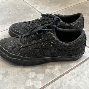 Converse one star black sparkle ✨